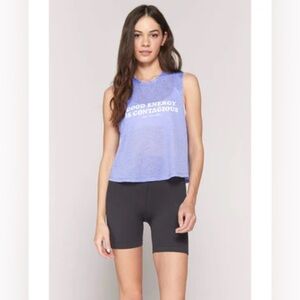 NWOT Spiritual Gangster Good Energy Active  top Tank Top in Lunar Size Large